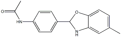 N1-[4-(5-methyl-2,3-dihydro-1,3-benzoxazol-2-yl)phenyl]acetamide Structure