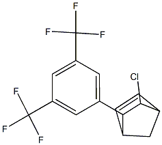 5-chloro-6-[3,5-di(trifluoromethyl)phenyl]bicyclo[2.2.1]hept-2-ene,,结构式