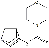 N4-bicyclo[2.2.1]hept-5-en-2-ylmorpholine-4-carbothioamide 结构式