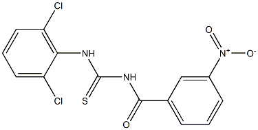 N-(2,6-dichlorophenyl)-N'-(3-nitrobenzoyl)thiourea