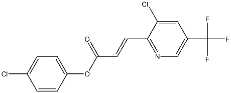 4-chlorophenyl 3-[3-chloro-5-(trifluoromethyl)-2-pyridinyl]acrylate