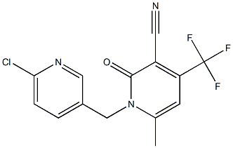  1-[(6-chloro-3-pyridinyl)methyl]-6-methyl-2-oxo-4-(trifluoromethyl)-1,2-dihydro-3-pyridinecarbonitrile