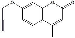 4-methyl-7-(prop-2-ynyloxy)-2H-chromen-2-one Structure