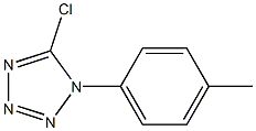 5-chloro-1-(4-methylphenyl)-1H-tetrazole 化学構造式