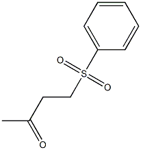 4-(phenylsulfonyl)butan-2-one Structure