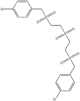  1-chloro-4-({[2-({2-[(4-chlorobenzyl)sulfonyl]ethyl}sulfonyl)ethyl]sulfonyl}methyl)benzene