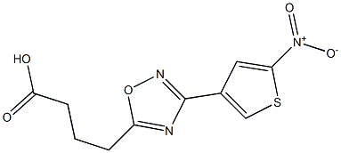 4-[3-(5-nitro-3-thienyl)-1,2,4-oxadiazol-5-yl]butanoic acid