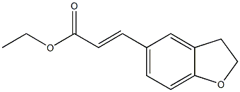 ethyl 3-(2,3-dihydro-1-benzofuran-5-yl)acrylate Struktur