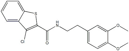 N2-(3,4-dimethoxyphenethyl)-3-chlorobenzo[b]thiophene-2-carboxamide|