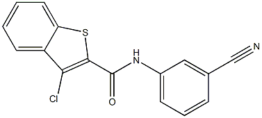 N2-(3-cyanophenyl)-3-chlorobenzo[b]thiophene-2-carboxamide