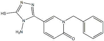 5-(4-amino-5-sulfanyl-4H-1,2,4-triazol-3-yl)-1-benzyl-2(1H)-pyridinone