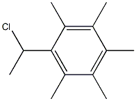 1-(1-chloroethyl)-2,3,4,5,6-pentamethylbenzene Structure
