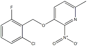  3-[(2-chloro-6-fluorobenzyl)oxy]-6-methyl-2-nitropyridine