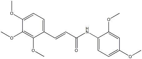  (E)-N-(2,4-dimethoxyphenyl)-3-(2,3,4-trimethoxyphenyl)-2-propenamide