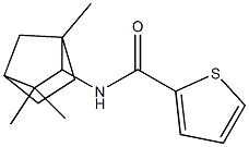 N2-(1,3,3-trimethylbicyclo[2.2.1]hept-2-yl)thiophene-2-carboxamide Struktur