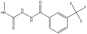 N-methyl-2-[3-(trifluoromethyl)benzoyl]-1-hydrazinecarbothioamide Structure