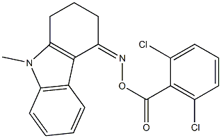 4-{[(2,6-dichlorobenzoyl)oxy]imino}-9-methyl-2,3,4,9-tetrahydro-1H-carbazole