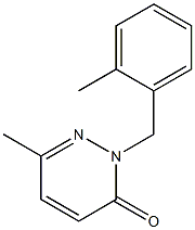 6-methyl-2-(2-methylbenzyl)-2,3-dihydropyridazin-3-one Structure