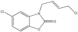 5-chloro-3-[(E)-4-chloro-2-butenyl]-1,3-benzoxazol-2(3H)-one