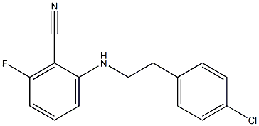 2-[(4-chlorophenethyl)amino]-6-fluorobenzonitrile