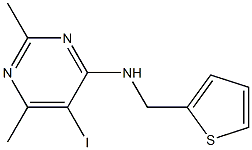  5-iodo-2,6-dimethyl-N-(2-thienylmethyl)-4-pyrimidinamine