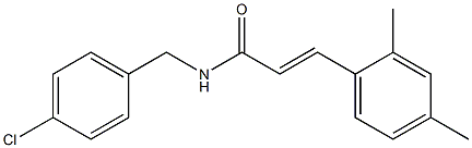 (E)-N-(4-chlorobenzyl)-3-(2,4-dimethylphenyl)-2-propenamide|