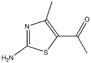 1-(2-amino-4-methyl-1,3-thiazol-5-yl)-1-ethanone,,结构式