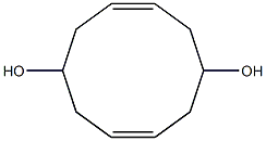 cyclodeca-3,8-diene-1,6-diol,,结构式