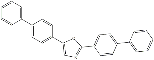 2,5-di[1,1'-biphenyl]-4-yl-1,3-oxazole 结构式