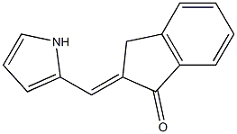 2-(1H-pyrrol-2-ylmethylidene)indan-1-one Struktur