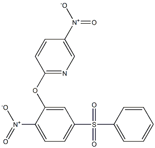 5-nitro-2-[2-nitro-5-(phenylsulfonyl)phenoxy]pyridine