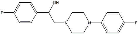 1-(4-fluorophenyl)-2-[4-(4-fluorophenyl)piperazino]-1-ethanol