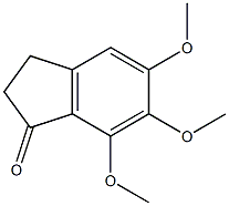 5,6,7-trimethoxyindan-1-one,,结构式