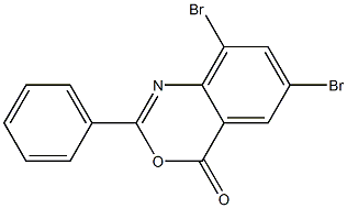  6,8-dibromo-2-phenyl-4H-3,1-benzoxazin-4-one