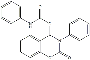 2-oxo-3-phenyl-3,4-dihydro-2H-1,3-benzoxazin-4-yl N-phenylcarbamate,,结构式