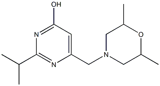 6-[(2,6-dimethylmorpholino)methyl]-2-isopropyl-4-pyrimidinol