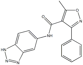 N4-(1H-1,2,3-benzotriazol-5-yl)-5-methyl-3-phenylisoxazole-4-carboxamide Structure