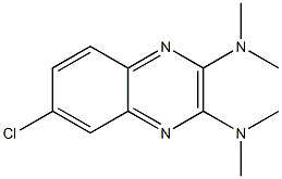 N2,N2,N3,N3-tetramethyl-6-chloroquinoxaline-2,3-diamine 化学構造式