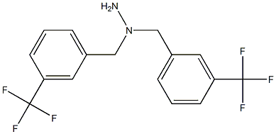 1,1-di[3-(trifluoromethyl)benzyl]hydrazine Structure