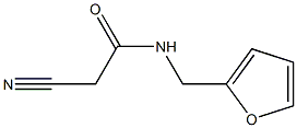 N1-(2-furylmethyl)-2-cyanoacetamide Struktur