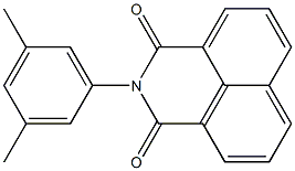 2-(3,5-dimethylphenyl)-2,3-dihydro-1H-benzo[de]isoquinoline-1,3-dione,,结构式