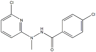 4-chloro-N'-(6-chloro-2-pyridinyl)-N'-methylbenzenecarbohydrazide