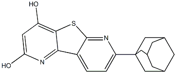 7-(1-adamantyl)pyrido[2',3':4,5]thieno[2,3-b]pyridine-2,4-diol Structure