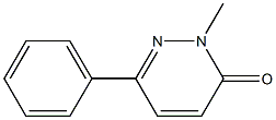 2-methyl-6-phenyl-2,3-dihydropyridazin-3-one 结构式