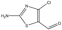 2-amino-4-chloro-1,3-thiazole-5-carbaldehyde 化学構造式