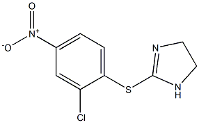 2-[(2-chloro-4-nitrophenyl)thio]-4,5-dihydro-1H-imidazole Structure