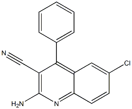 2-amino-6-chloro-4-phenylquinoline-3-carbonitrile