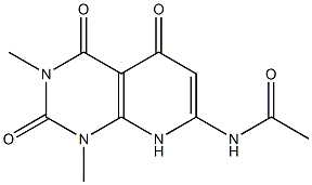 N-(1,3-dimethyl-2,4,5-trioxo-1,2,3,4,5,8-hexahydropyrido[2,3-d]pyrimidin-7-yl)acetamide,,结构式