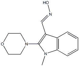 1-methyl-2-morpholino-1H-indole-3-carbaldehyde oxime