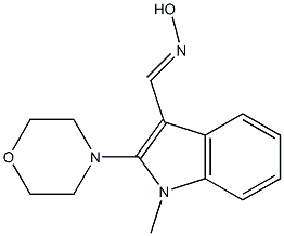 1-methyl-2-morpholino-1H-indole-3-carbaldehyde oxime|